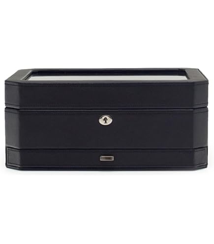 Amazon.com: WOLF 4584029 Windsor 10 Piece Watch Box with Cover